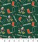 Sykel Enterprises-University of Miami Cotton Fabric-Miami Hurricanes Tone On Tone Cotton Quilting Fabric